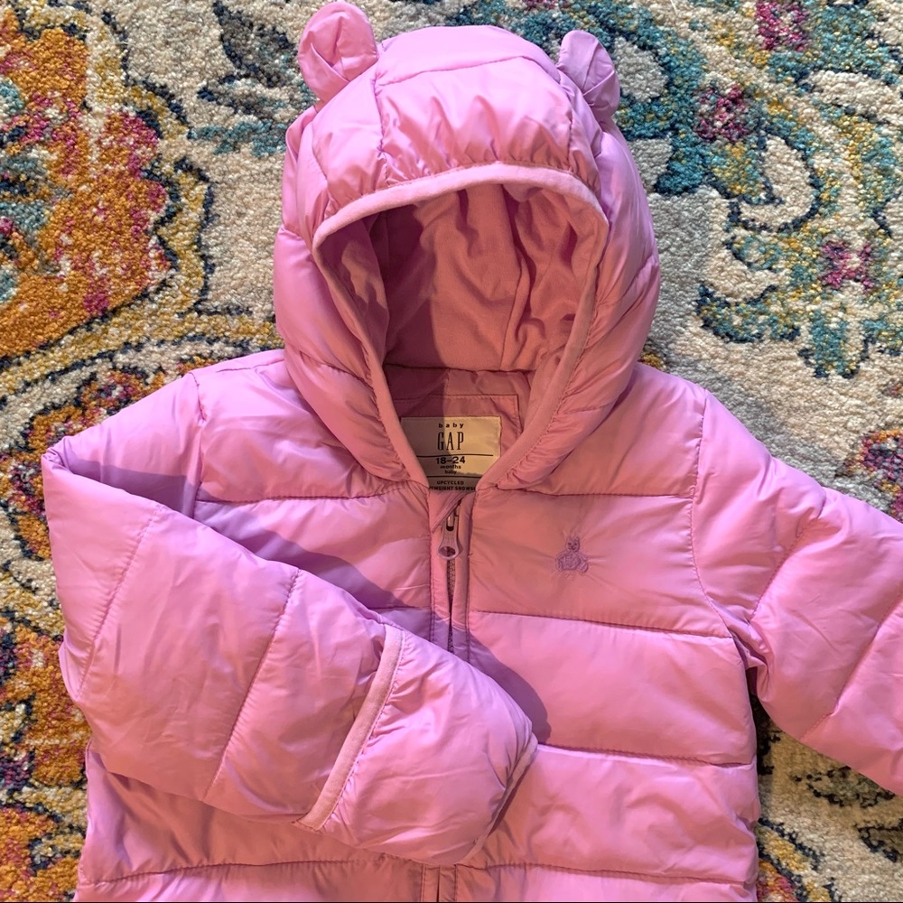 GAP down baby bunting/snow suit